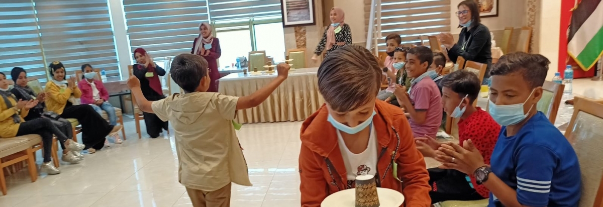 جمعية اصدقاء مرضى التلاسيميا بتنفيذ مجموعة من جلسات الدعم النفسي في غزة 