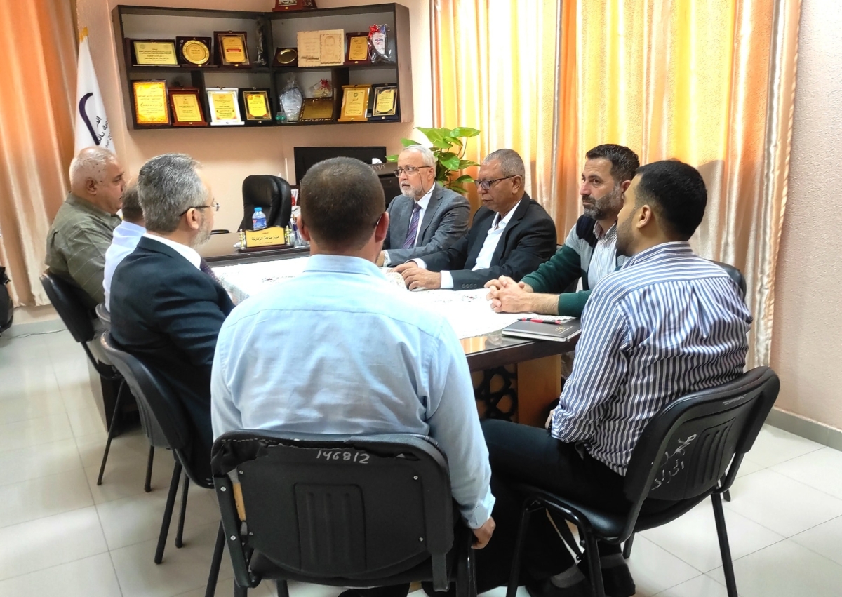 Thalassemia Patients Friends Society’s visit to Islamic University in Gaza 