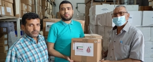 جمعية أصدقاء مرضى الثلاسيميا تسلم 2000 مرشح دم (فلتر )  لصالح مرضى الثلاسيميا في قطاع غزة