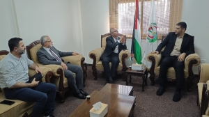 زيارة وكيل وزارة الصحه الفلسطينية د.يوسف ابو الريش