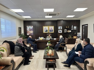 لقاء وزيرة الصحة الفلسطينية 