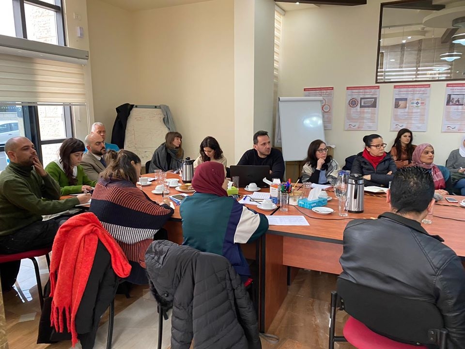  The meeting of The Palestinian National Alliance for the Employment of Persons with Disabilities 